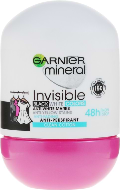 Дезодорант шариковый Garnier Mineral Невидимый Свежесть Алоэ 50 мл (3600541414020)