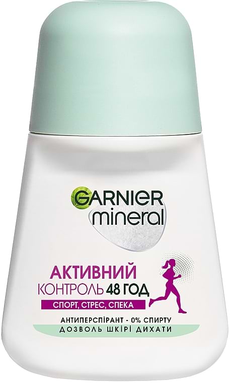 Дезодорант шариковый Garnier Mineral Активный Контроль Спорт, Стресс 50 мл (3600542268868)