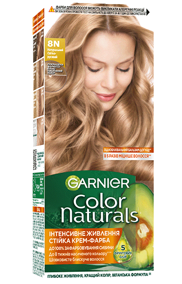 Краска для волос Garnier Color Naturals 8N Натуральный светло-русый (3600542404679)