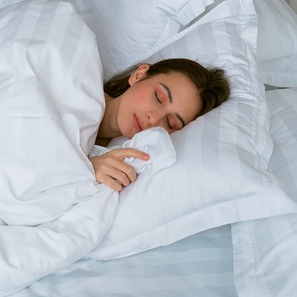 Фото - Комплект постільної білизни MirSon Сатин-страйп Royal Pearl 160х220 (2200001478961)