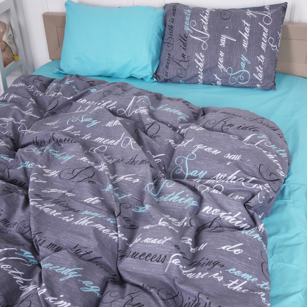 Комплект постільної білизни MirSon Бязь 17-0003 Tulio 200х220 (2200001385061)