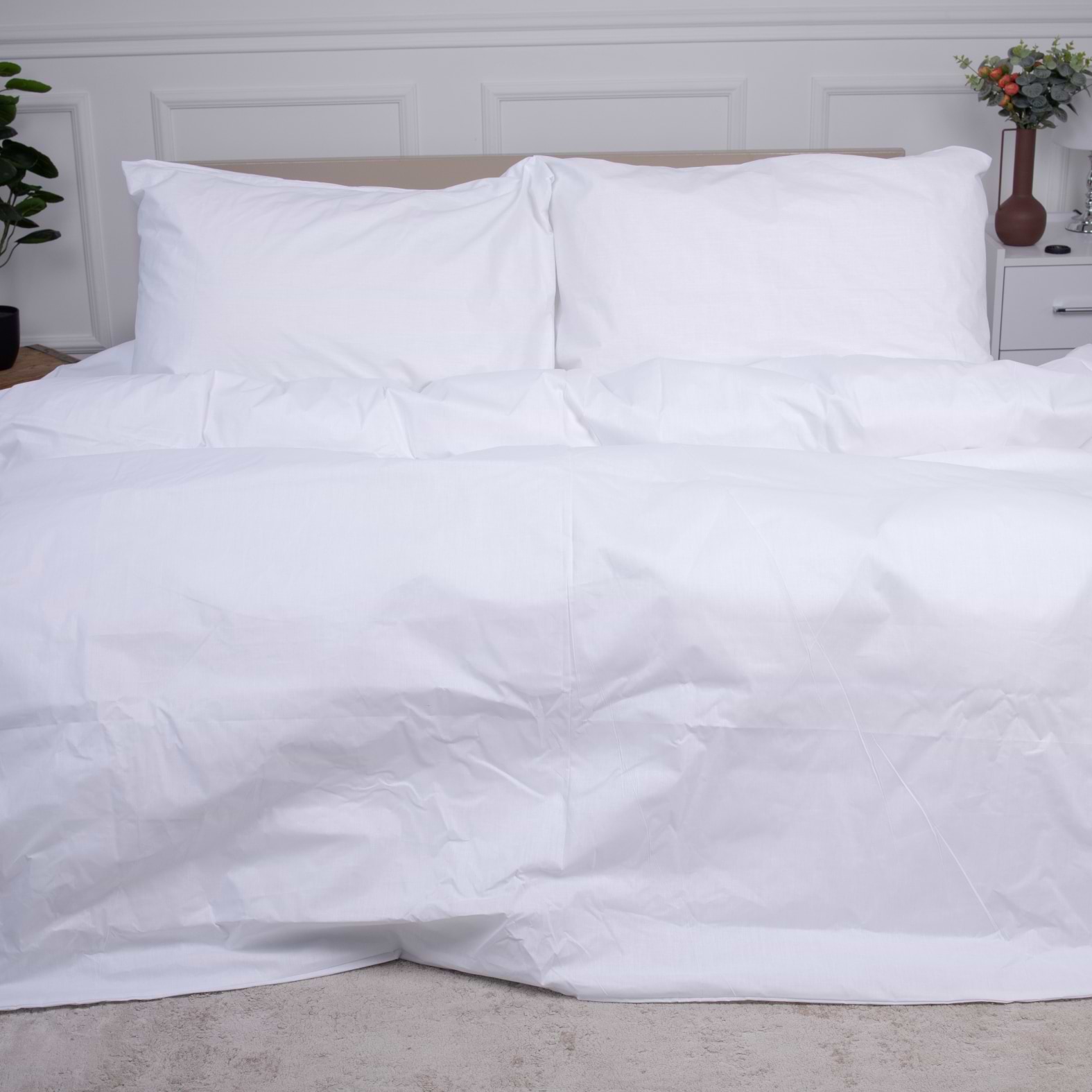 Купити Комплект постільної білизни MirSon Ranforce Elite 11-2107 White 200х220 (2200004679518) - Фото 1 Комплект постільної білизни MirSon Ranforce Elite 11-2107 White 200х220 (2200004679518) - Фото 1