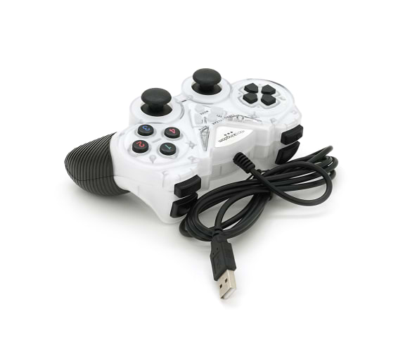 Фото - Геймпад Brazzers BR-8600 USB 2.0, Double Shock, White