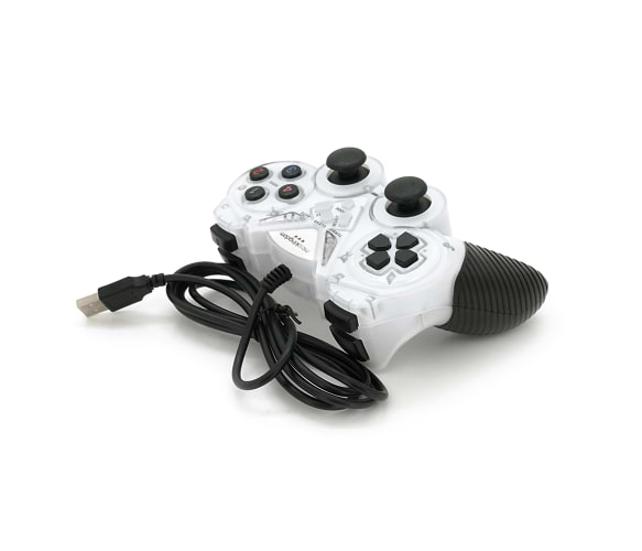 Фото - Геймпад Brazzers BR-8600 USB 2.0, Double Shock, White