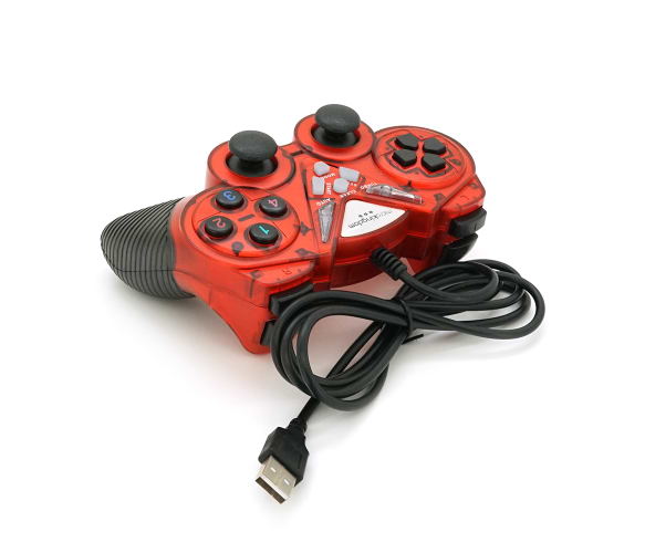 Фото - Геймпад Brazzers BR-8600 USB 2.0, Double Shock, Red