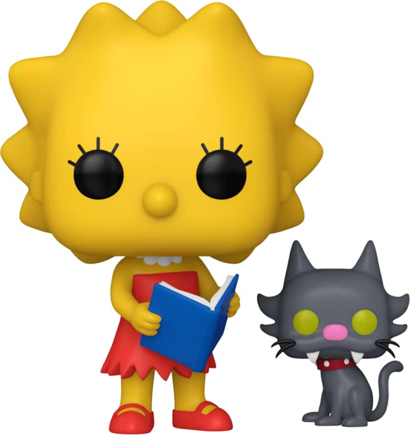 Коллекционные фигурки набор FUNKO POP! серии Симпсоны S11 - ЛИЗА И МАЛЕНЬКИЙ ПОМОЩНИК САНТЫ (86409)