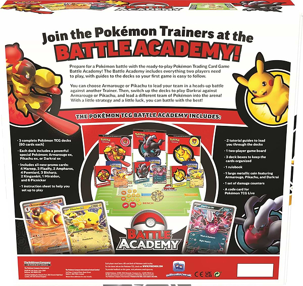 Фото - Настільна гра (5-7 років) Pokemon Battle Academy (820650856952)