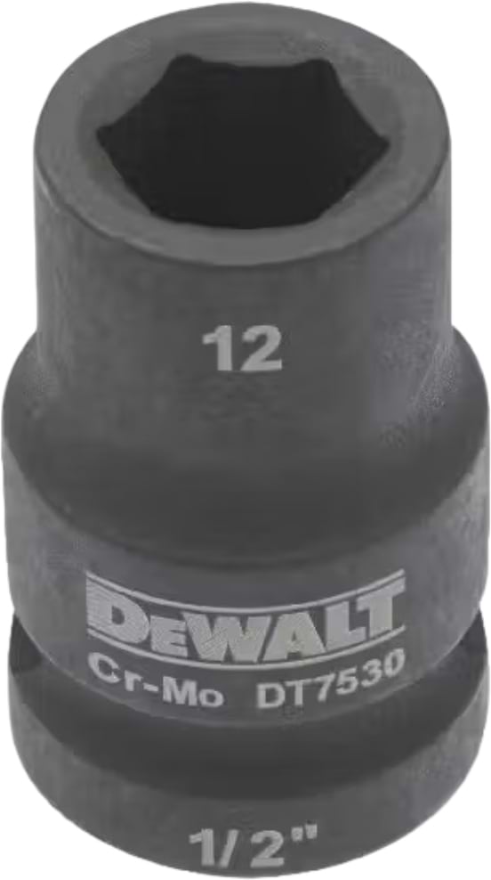 Торцева голівка DeWALT IMPACT 1/2" 12 мм (DT7530)