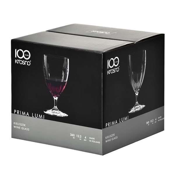 Фото - Набір келихів Krosno PRIMA LUMI 360 мл 4 шт. (927763)