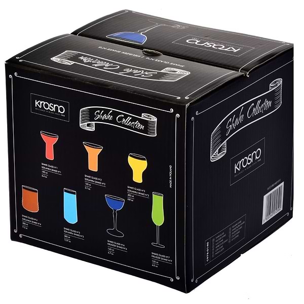 Фото - Набор бокалов Krosno SHAKE 140 мл 4 шт. (912592)