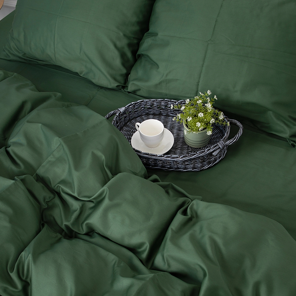 Фото - Комплект постільної білизни MirSon Сатин 0844 Green Olive (2200002024990)