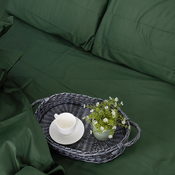 Фото - Комплект постільної білизни MirSon Сатин 0844 Green Olive (2200002024990)