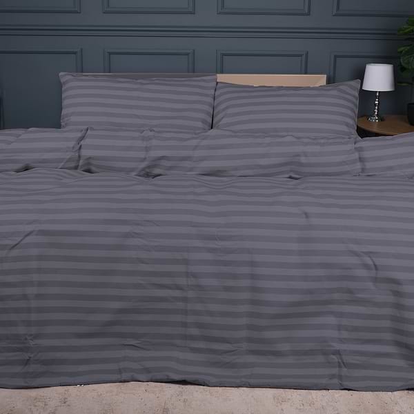 Фото - Комплект постільної білизни MirSon 2х160х220 Ranforce Elite 17-0601 Stripe Gray Ранфорс (2200008049881) Фото - Комплект постільної білизни MirSon 2х160х220 Ranforce Elite 17-0601 Stripe Gray Ранфорс (2200008049881)