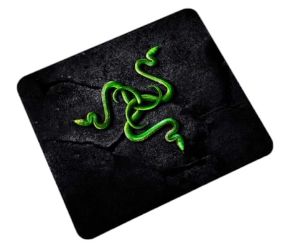 Фото - Килимок для миші ігровий Voltronic RAZER 11 Black/Green (YT-RZ11)