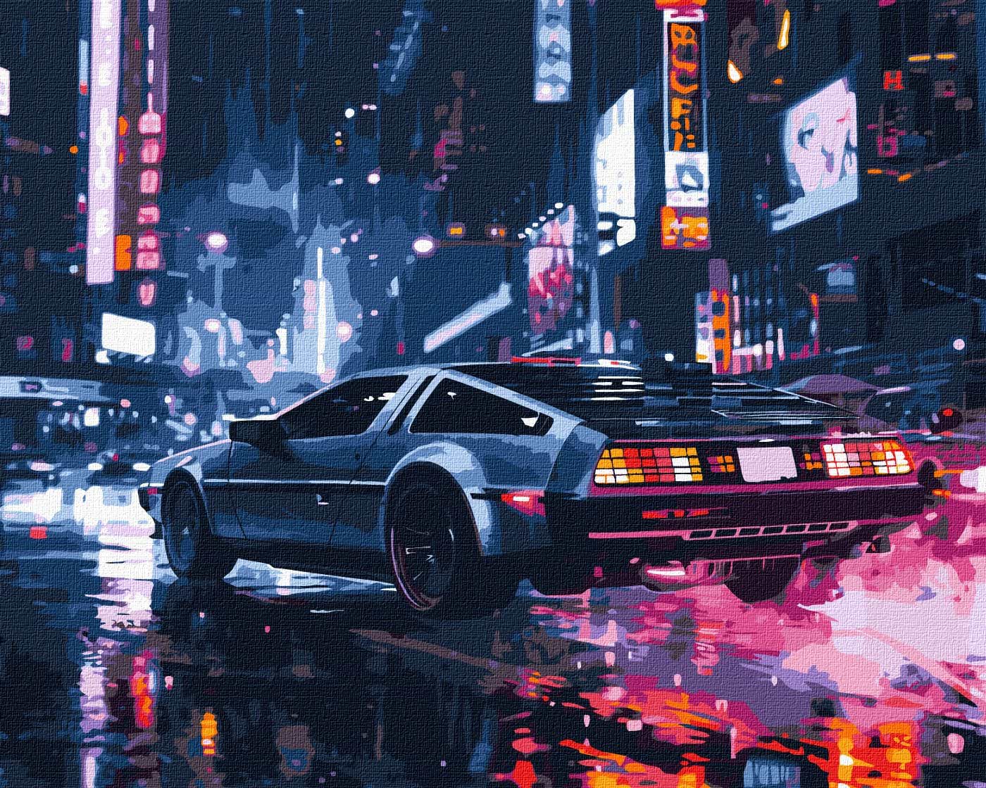 Картина за номерами Ideyka Нічна подорож ©art_selena_ua 40х50 см (KHO3604) - Фото 1