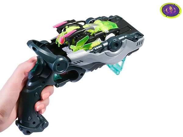 Фото - Машинка-трансформер Screechers Wild! S5 L1 V2 - СОНІК БЛЕЙД (запускник-бластер, машинка-трансформер) (KS686115)