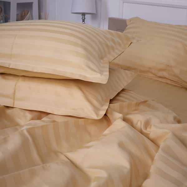 Фото - Комплект постельного белья MirSon Сатин-страйп Carmela 143х210х2 см (2200000037879)