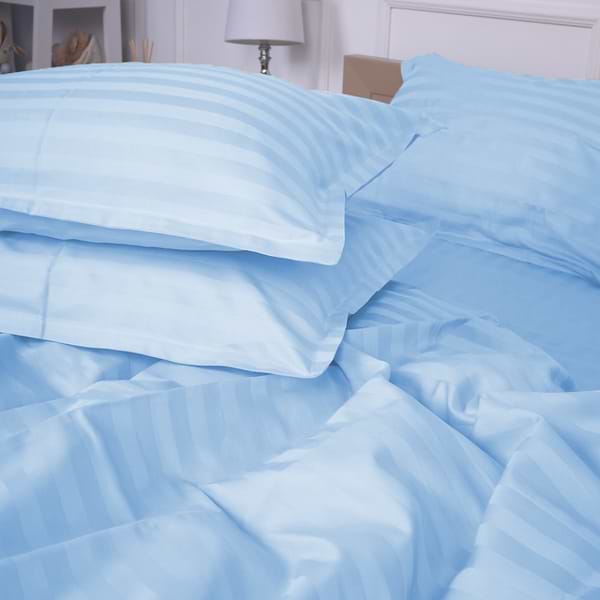 Фото - Комплект постельного белья MirSon Сатин-страйп Valentino 143х210 см (2200000007278)