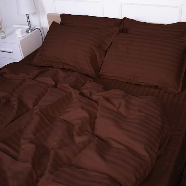 Фото - Комплект постельного белья MirSon Сатин-страйп Lorenzo 143х210 см (2200000019158)