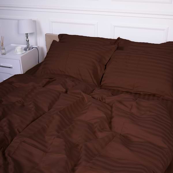 Фото - Комплект постельного белья MirSon Сатин-страйп Lorenzo 143х210 см (2200000019158)