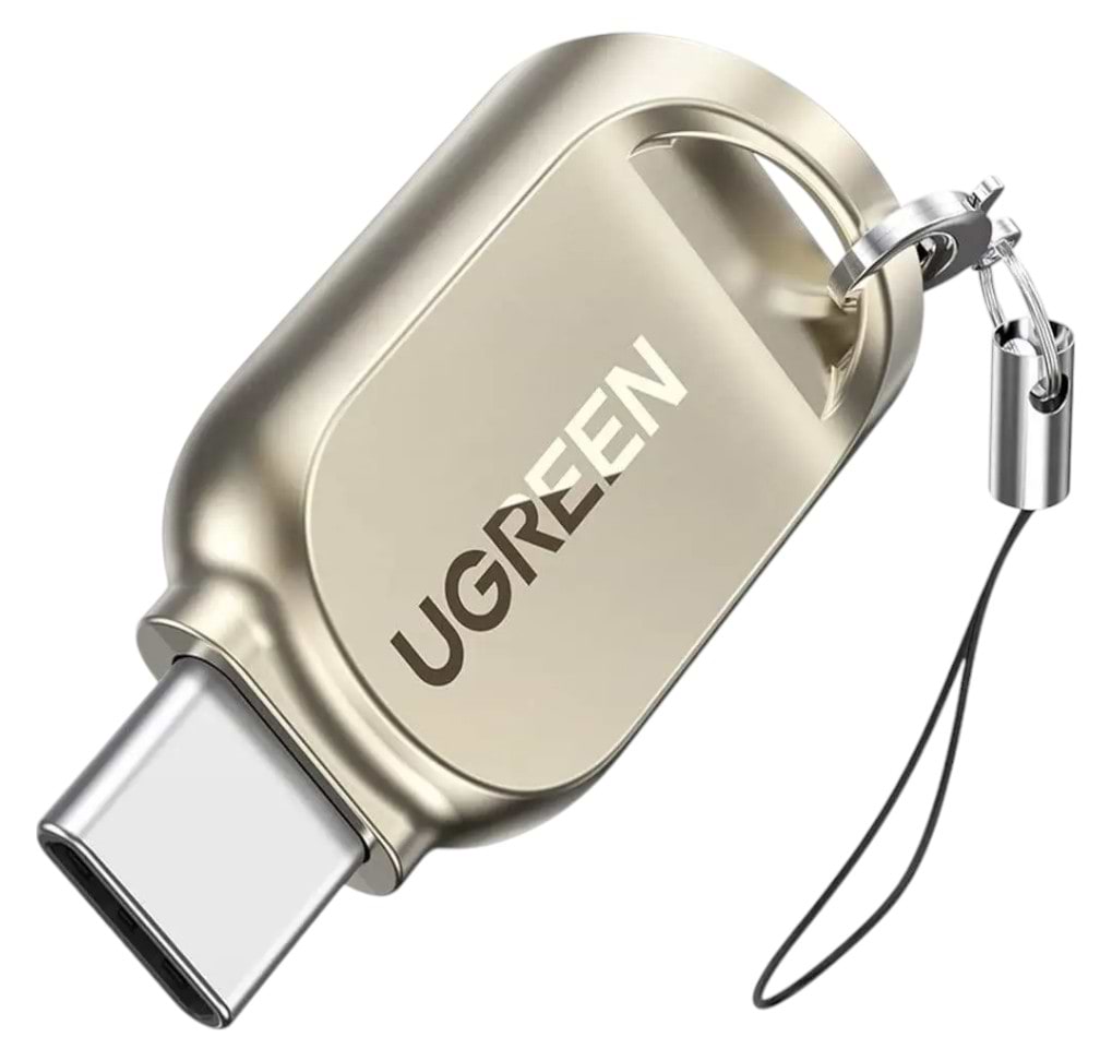 Кардрідер UGREEN CM331 USB-C to TF 3.0 Light Golden (80124) - Фото 1