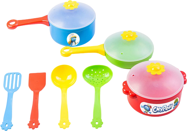 Фото - Сюжетно-рольова гра. Посуд Tigres СМУРФИ 10 ел. (40076)