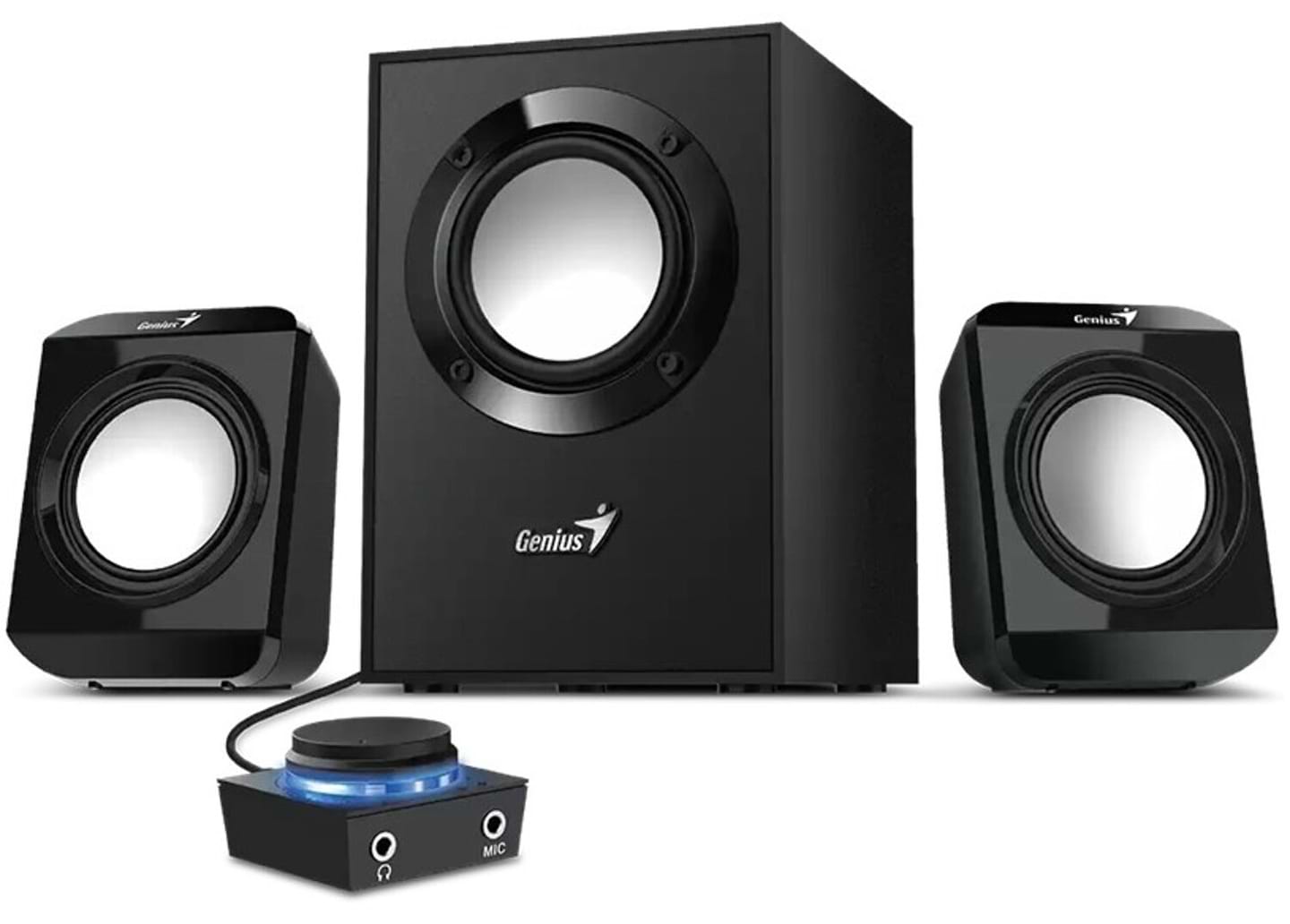 Комп'ютерна акустика 2.1 Genius SW-2.1 300 II Black (31730053401) - Фото 1