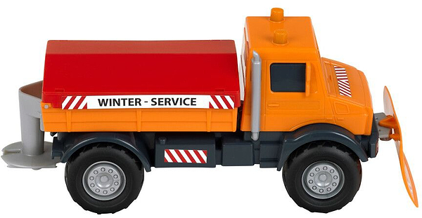 Фото - Наземна спецтехніка Klein Снігоочисний автомобіль Unimog в коробці (3801)