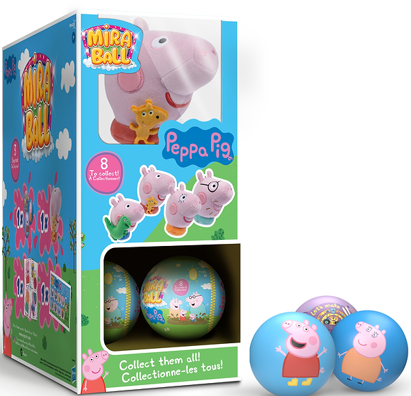 Фото - М'яка іграшка-сюрприз MIRABALL PEPPA PIG (M14113_M14159)