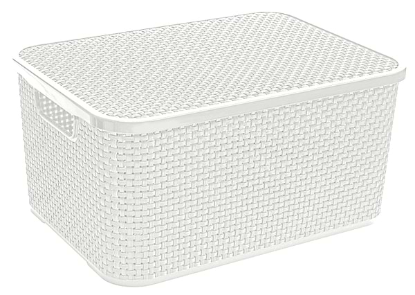 Фото - Короб для хранения BRANQ RATTAN 10 л белый (1723.2)