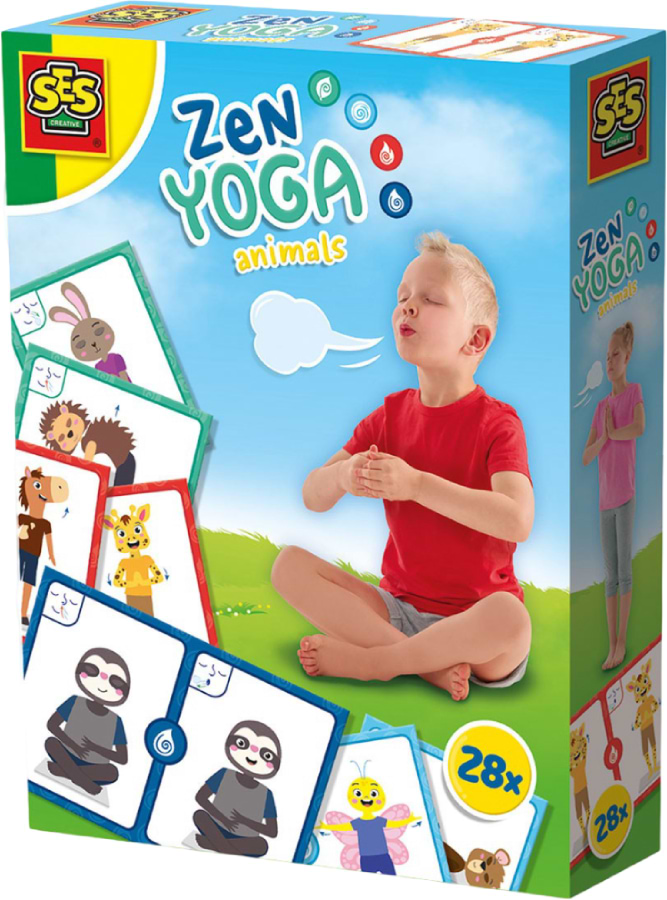 Настольная игра (3-4 года) Ses Creative ДЗЕН: ЙОГА С ЖИВОТНЫМИ (02407S)