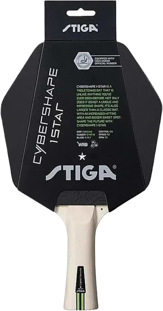 Ракетка для настільного тенісу Stiga Cybershape 1 Star FL (1211-0906-35)