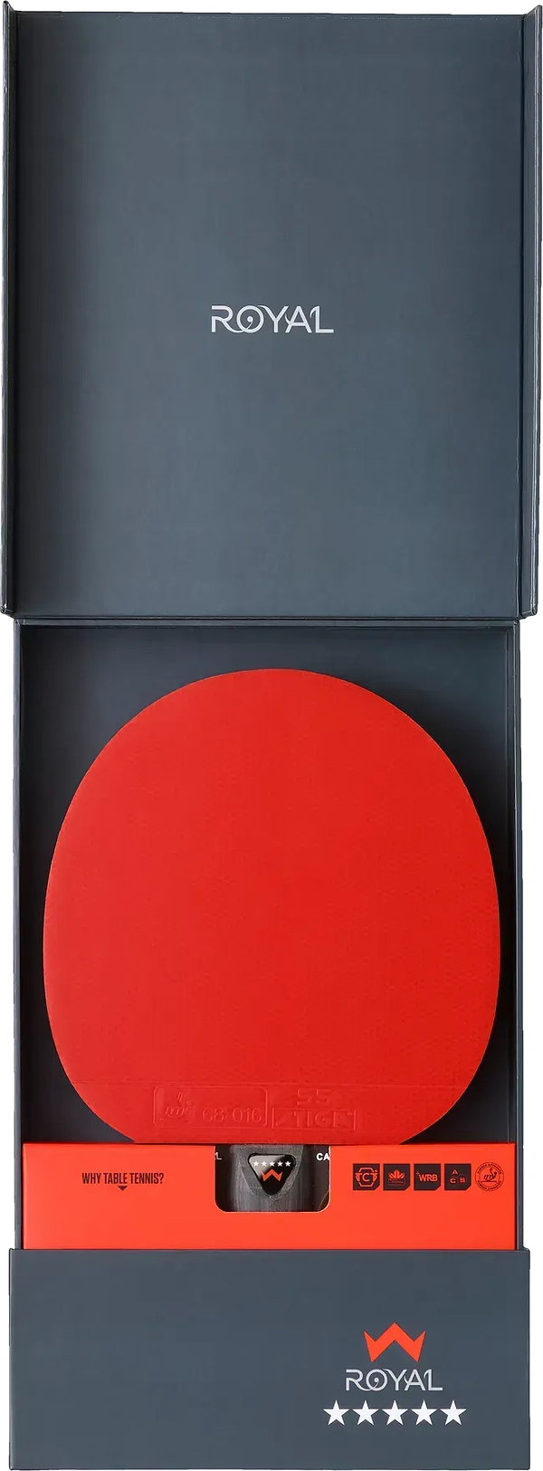 Фото - Ракетка для настольного тенниса Stiga Royal Carbon 5 Star FL (1215-2818-01)