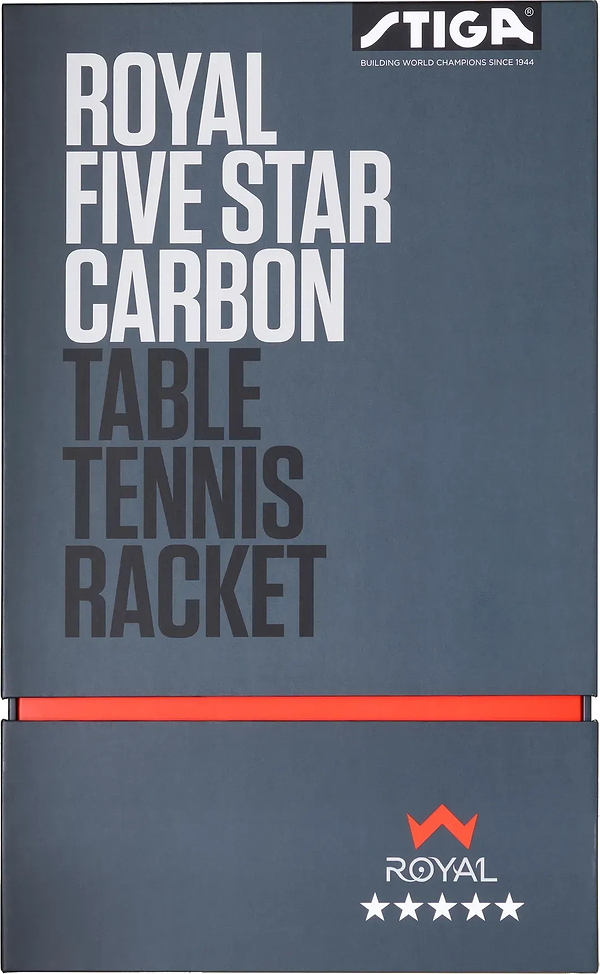 Фото - Ракетка для настольного тенниса Stiga Royal Carbon 5 Star FL (1215-2818-01)