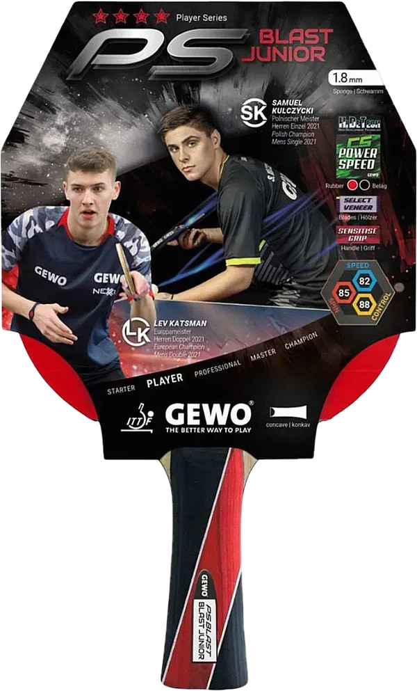 Фото - Ракетка для настільного тенісу Gewo PS Blast Junior FL (1074300001)