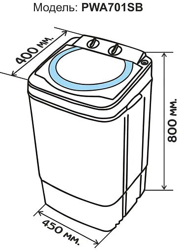 Фото - Пральна машина Prime Technics PWA701SB