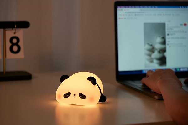 Фото - Нічник дитячий VALESO Панда лежача