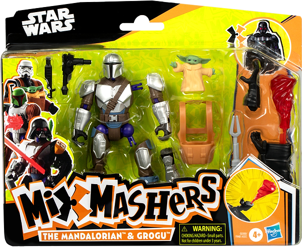 Фото - Колекційна фігурка Hasbro Зоряні війни серії MixMashers SW MIXMASHERS MANDO AND GROGU DLX FIGURE (F9481_G0300)