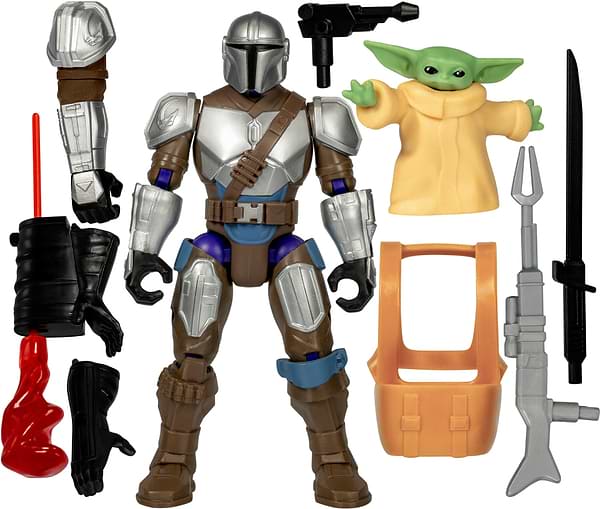 Фото - Колекційна фігурка Hasbro Зоряні війни серії MixMashers SW MIXMASHERS MANDO AND GROGU DLX FIGURE (F9481_G0300)