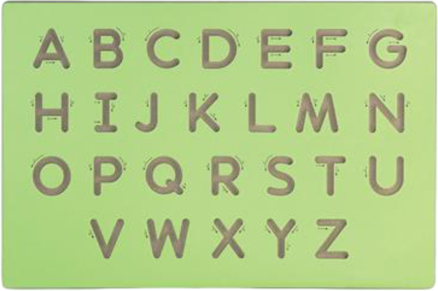 Бізіборд-дошка Viga Toys Написання великих літер (50857)