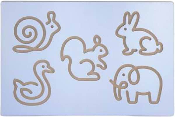 Фото - Бизиборд-доска Viga Toys Рисование зверьков (50864)