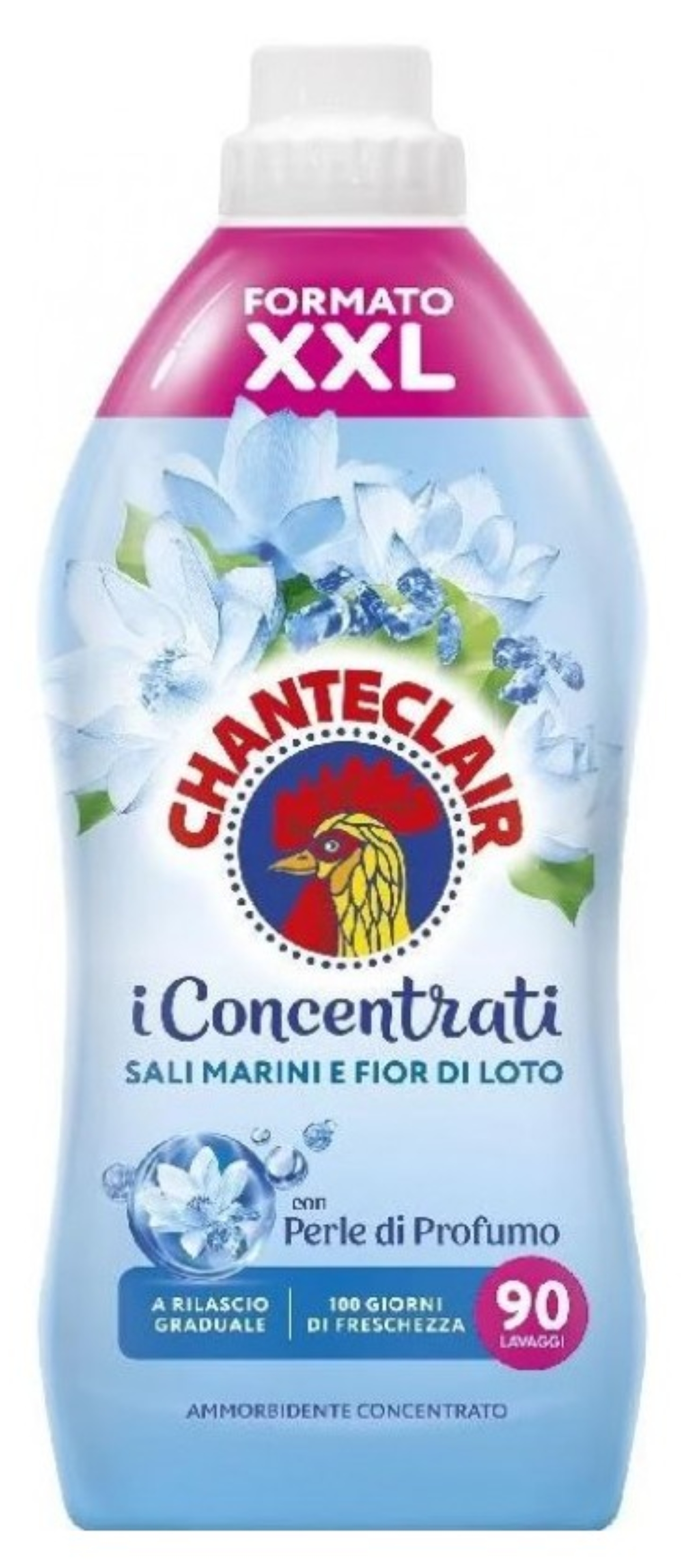 Ополіскувач для білизни ChanteClair концентрований, Морська сіль та Квітка Лотоса, 1800 мл - Фото 1