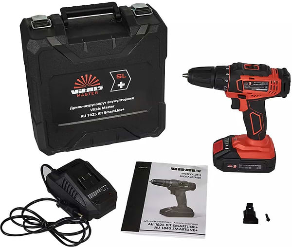 Фото - Дрель-шуруповерт VITALS Master AU 1825 Kit SmartLine+