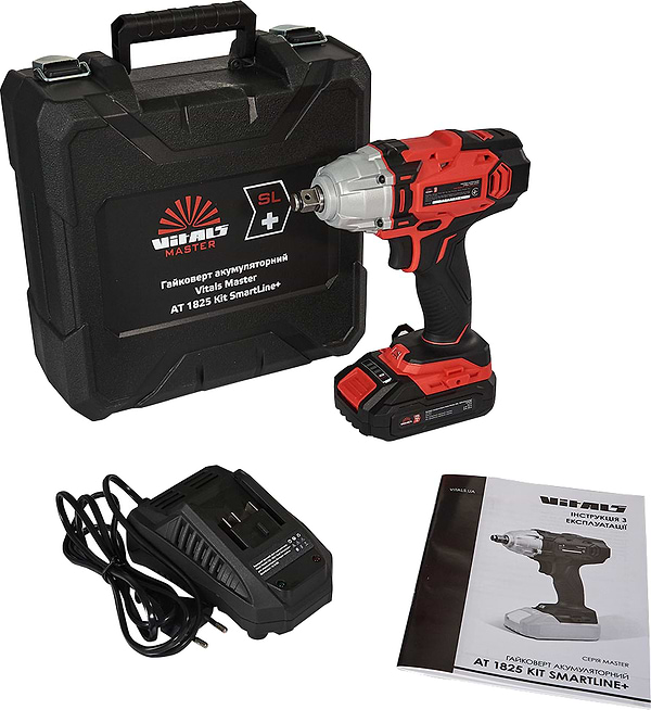 Фото - Гайковерт акумуляторний VITALS Master AT 1825 Kit SmartLine+