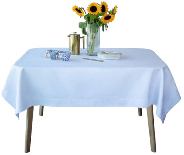 Фото - Скатертина прямокутна Едельвіка Соняхи біла 240х150 см (274-23/00)