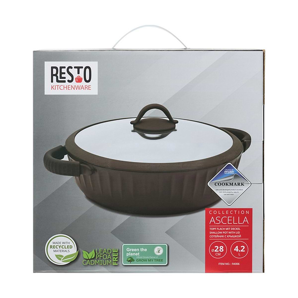 Фото - Сотейник RESTO ASCELLA 4.2 л (94006)