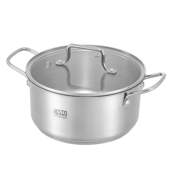 Фото - Набор кастрюль RESTO GINAN 1,35/2,8/5,0 л 3 шт. (92025)