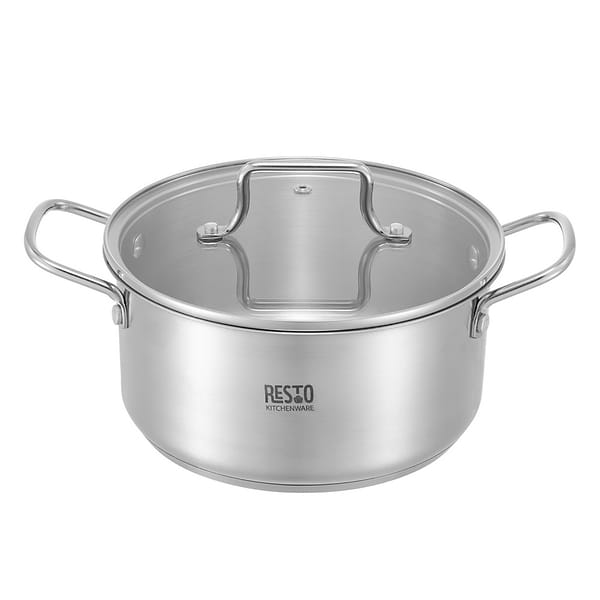 Фото - Набор кастрюль RESTO GINAN 1,35/2,8/5,0 л 3 шт. (92025)