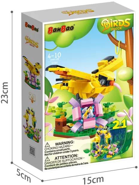 Фото - Пластиковый конструктор Banbao Птицы (265 эл.) 2 в 1:Иволга/Морской конек (ET612)
