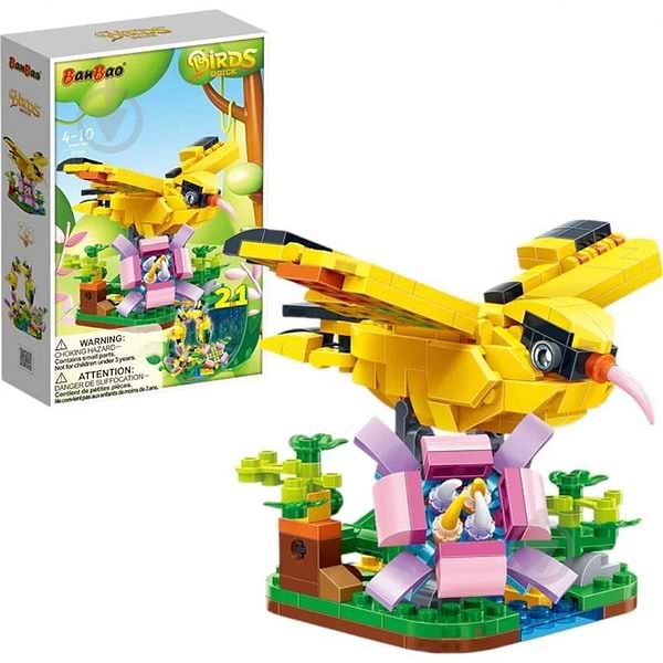Фото - Пластиковый конструктор Banbao Птицы (265 эл.) 2 в 1:Иволга/Морской конек (ET612)